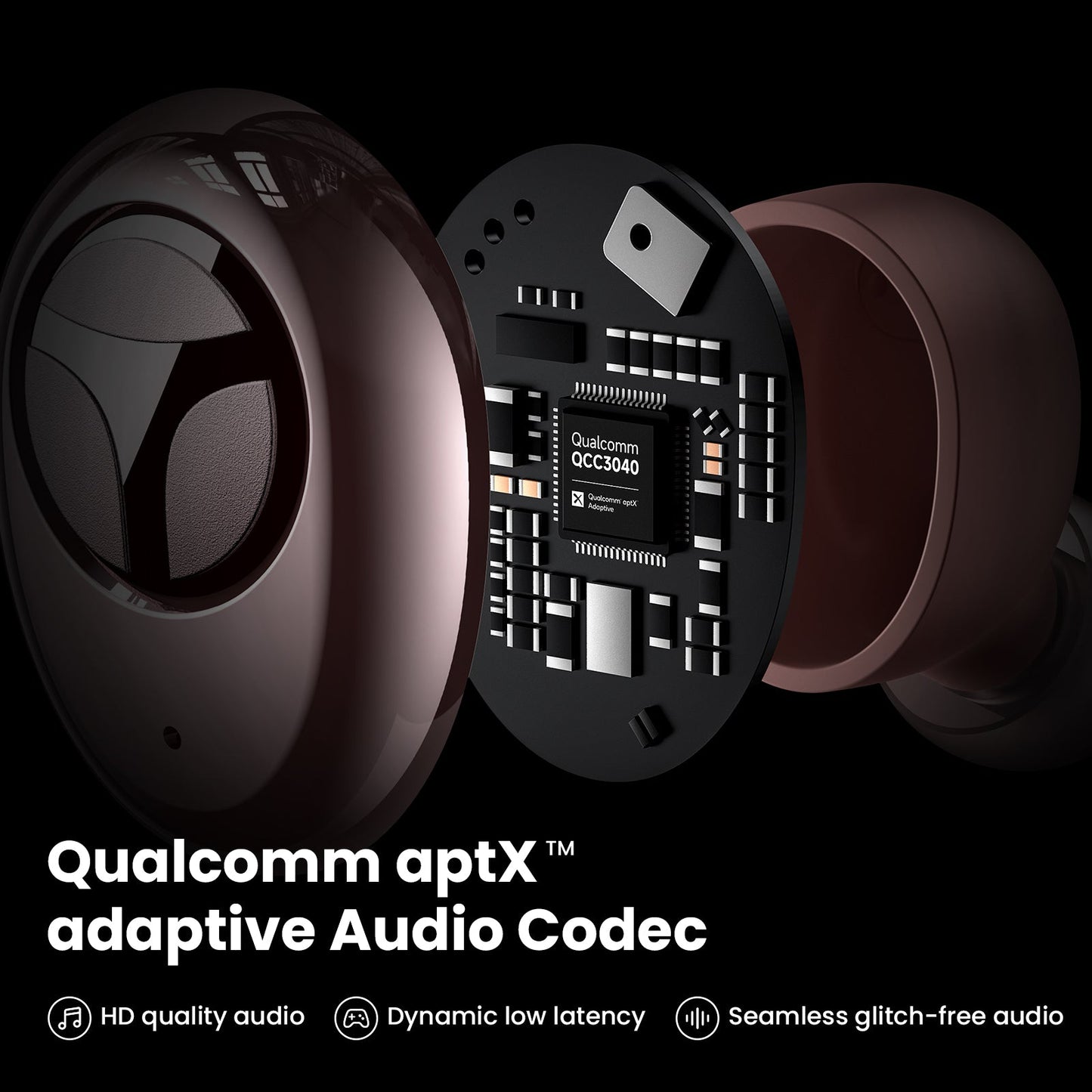 Tranya T6®Qualcomm QCC3040 SoC aptX™ Multi-device Connectivity APP Support